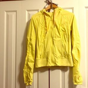 Yellow lululemon light jacket